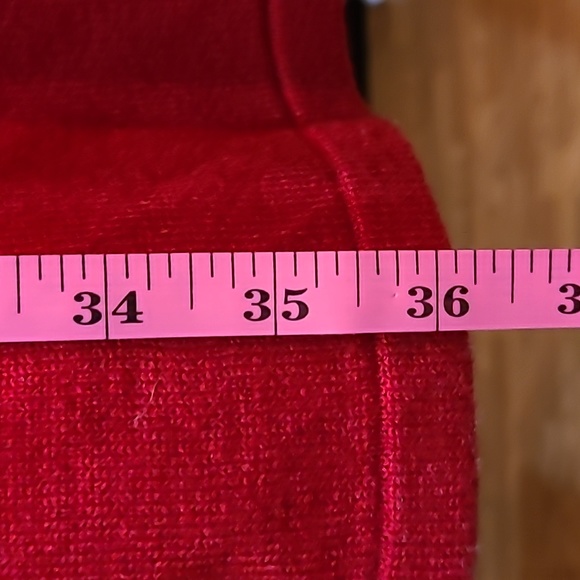 A. Beyer Fit and Flare Sweater Dress With Scarf Juniors Size Large - Picture 11 of 14